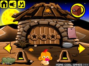 Игра Счастливая Обезьянка 253 (Monkey GO Happy 253) — играть онлайн бесплатно (изображение №2)