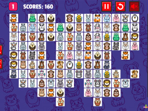 Игра Маджонг Криса: Коннект Животных (Kris Mahjong Animals) — играть онлайн бесплатно (изображение №4)