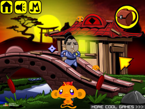 Игра Счастливая Обезьянка 258 (Monkey GO Happy Stage 258) — играть онлайн бесплатно (изображение №2)