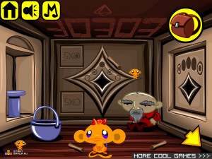 Игра Счастливая Обезьянка 258 (Monkey GO Happy Stage 258) — играть онлайн бесплатно (изображение №3)