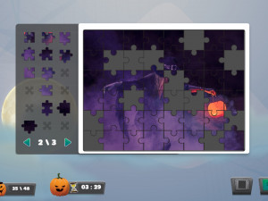 Игра Хэллоуин Пазл (Halloween Puzzle) — играть онлайн бесплатно (изображение №4)