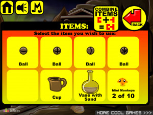 Игра Счастливая Обезьянка 260: Храм Золота (Monkey GO Happy Stage 260: Temple of Gold) — играть онлайн бесплатно (изображение №5)