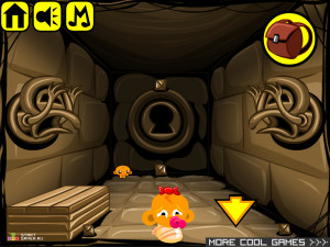 Игра Счастливая Обезьянка 260: Храм Золота (Monkey GO Happy Stage 260: Temple of Gold) — играть онлайн бесплатно (изображение №9)