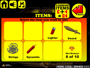 Игра Счастливая Обезьянка 261 (Monkey GO Happy Stage 261) — играть онлайн бесплатно (изображение №6)