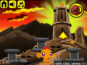 Игра Счастливая Обезьянка 262 (Monkey GO Happy Stage 262) — играть онлайн бесплатно (изображение №2)