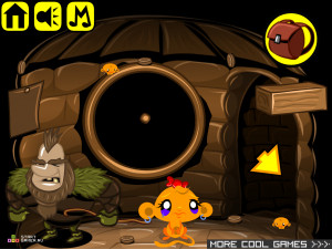 Игра Счастливая Обезьянка 262 (Monkey GO Happy Stage 262) — играть онлайн бесплатно (изображение №5)