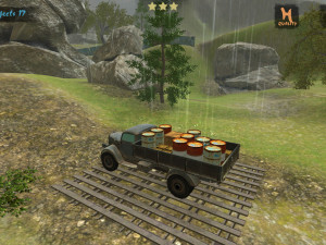 Игра Симулятор Доставки по Бездорожью в Дождь (Off-Road Rain: Cargo Simulator) — играть онлайн бесплатно (изображение №3)