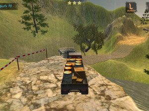 Игра Симулятор Доставки по Бездорожью в Дождь (Off-Road Rain: Cargo Simulator) — играть онлайн бесплатно (изображение №4)