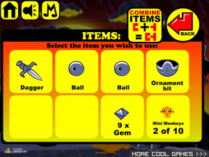 Игра Счастливая Обезьянка 263: Спасение Принцессы (Monkey GO Happy Stage 263: Save the Princess) — играть онлайн бесплатно (изображение №5)