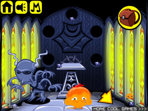 Игра Счастливая Обезьянка 263: Спасение Принцессы (Monkey GO Happy Stage 263: Save the Princess) — играть онлайн бесплатно (изображение №10)