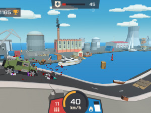 Игра Зомби Дерби: Блочные Дороги (Zombie Derby: Blocky Roads) — играть онлайн бесплатно (изображение №5)
