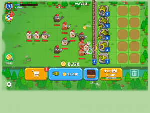 Игра Объединение Пушек: Куриная Оборона (Merge Cannon: Chicken Defense) — играть онлайн бесплатно (изображение №3)