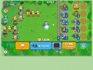Игра Объединение Пушек: Куриная Оборона (Merge Cannon: Chicken Defense) — играть онлайн бесплатно (изображение №5)
