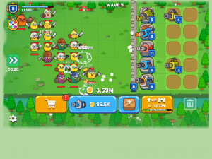 Игра Объединение Пушек: Куриная Оборона (Merge Cannon: Chicken Defense) — играть онлайн бесплатно (изображение №6)