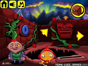 Игра Счастливая Обезьянка 272: Лабиринт (Monkey GO Happy Stage 272: Labyrinth) — играть онлайн бесплатно (изображение №5)