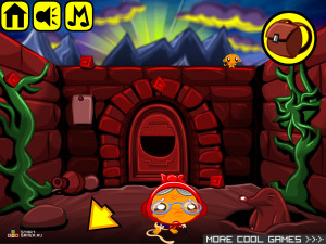 Игра Счастливая Обезьянка 272: Лабиринт (Monkey GO Happy Stage 272: Labyrinth) — играть онлайн бесплатно (изображение №6)