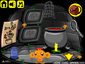 Игра Счастливая Обезьянка 273 (Monkey GO Happy Stage 273) — играть онлайн бесплатно (изображение №3)