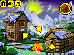 Игра Счастливая Обезьянка 275: Звезда Шерифа (Monkey GO Happy Stage 275: Sheriff's Star) — играть онлайн бесплатно (изображение №2)