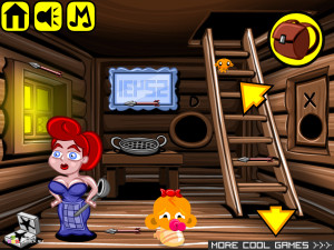 Игра Счастливая Обезьянка 275: Звезда Шерифа (Monkey GO Happy Stage 275: Sheriff's Star) — играть онлайн бесплатно (изображение №3)