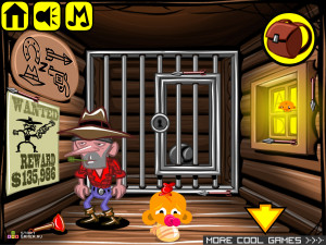 Игра Счастливая Обезьянка 275: Звезда Шерифа (Monkey GO Happy Stage 275: Sheriff's Star) — играть онлайн бесплатно (изображение №7)