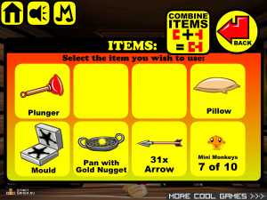 Игра Счастливая Обезьянка 275: Звезда Шерифа (Monkey GO Happy Stage 275: Sheriff's Star) — играть онлайн бесплатно (изображение №8)