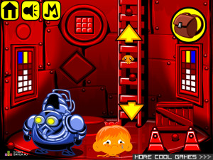 Игра Счастливая Обезьянка 278: Космическая Проблема (Monkey GO Happy Stage 278: Space Trouble) — играть онлайн бесплатно (изображение №4)