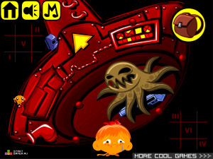 Игра Счастливая Обезьянка 278: Космическая Проблема (Monkey GO Happy Stage 278: Space Trouble) — играть онлайн бесплатно (изображение №7)