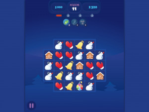 Игра Джевел Рождественская Мания (Jewel Christmas Mania) — играть онлайн бесплатно (изображение №2)