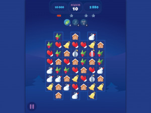 Игра Джевел Рождественская Мания (Jewel Christmas Mania) — играть онлайн бесплатно (изображение №4)