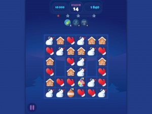 Игра Джевел Рождественская Мания (Jewel Christmas Mania) — играть онлайн бесплатно (изображение №5)