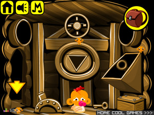 Игра Счастливая Обезьянка 282 (Monkey GO Happy Stage 282) — играть онлайн бесплатно (изображение №4)
