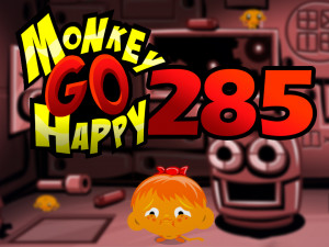 Игра Счастливая Обезьянка 285 (Monkey GO Happy Stage 285) — играть онлайн бесплатно (изображение №1)