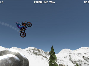Игра Зимний Мототриал (Bike Trials Winter) — играть онлайн бесплатно (изображение №4)