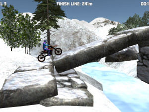 Игра Зимний Мототриал (Bike Trials Winter) — играть онлайн бесплатно (изображение №7)