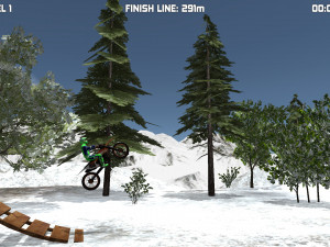 Игра Зимний Мототриал 2 (Bike Trials Winter 2) — играть онлайн бесплатно (изображение №2)