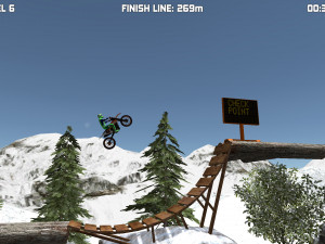 Игра Зимний Мототриал 2 (Bike Trials Winter 2) — играть онлайн бесплатно (изображение №5)