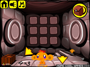 Игра Счастливая Обезьянка 287: Побег из Подземелья (Monkey GO Happy Stage 287: Dungeon Escape) — играть онлайн бесплатно (изображение №6)