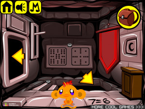 Игра Счастливая Обезьянка 287: Побег из Подземелья (Monkey GO Happy Stage 287: Dungeon Escape) — играть онлайн бесплатно (изображение №8)