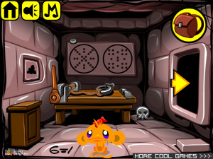 Игра Счастливая Обезьянка 287: Побег из Подземелья (Monkey GO Happy Stage 287: Dungeon Escape) — играть онлайн бесплатно (изображение №10)