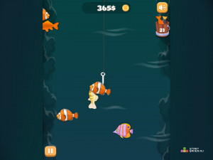 Игра Рождественская Рыбалка (Christmas Fishing) — играть онлайн бесплатно (изображение №3)