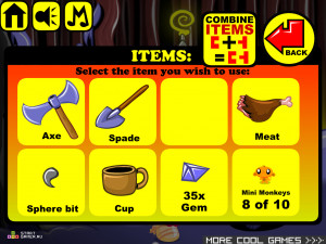 Игра Счастливая Обезьянка 290: Сага о Викинге (Monkey GO Happy Stage 290: Viking Saga) — играть онлайн бесплатно (изображение №7)