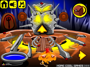 Игра Счастливая Обезьянка 293: Огненный Свет (Monkey GO Happy Stage 293: Fire Light) — играть онлайн бесплатно (изображение №2)