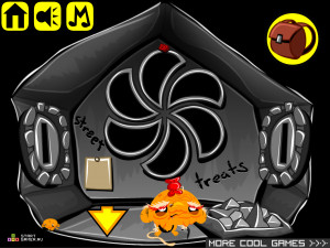 Игра Счастливая Обезьянка 293: Огненный Свет (Monkey GO Happy Stage 293: Fire Light) — играть онлайн бесплатно (изображение №3)