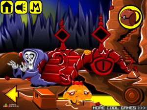 Игра Счастливая Обезьянка 293: Огненный Свет (Monkey GO Happy Stage 293: Fire Light) — играть онлайн бесплатно (изображение №5)