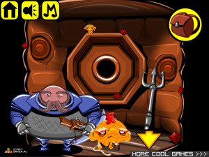 Игра Счастливая Обезьянка 293: Огненный Свет (Monkey GO Happy Stage 293: Fire Light) — играть онлайн бесплатно (изображение №8)