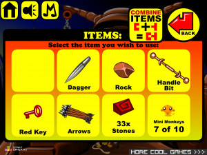 Игра Счастливая Обезьянка 293: Огненный Свет (Monkey GO Happy Stage 293: Fire Light) — играть онлайн бесплатно (изображение №9)