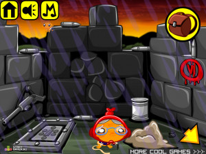 Игра Счастливая Обезьянка 296: Поле Боя (Monkey GO Happy Stage 296: Battlefield ) — играть онлайн бесплатно (изображение №4)