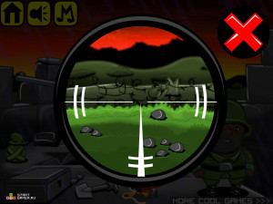 Игра Счастливая Обезьянка 296: Поле Боя (Monkey GO Happy Stage 296: Battlefield ) — играть онлайн бесплатно (изображение №8)