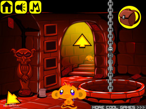 Игра Счастливая Обезьянка 299: Освобождение Духа  (Monkey GO Happy Stage 299: Release the Spirit) — играть онлайн бесплатно (изображение №3)