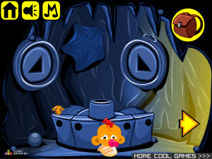 Игра Счастливая Обезьянка 302: Пробуди Гиганта (Monkey GO Happy Stage 302: Awaken the Giant) — играть онлайн бесплатно (изображение №7)